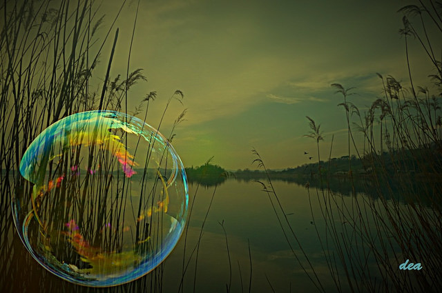 Bubble in reeds